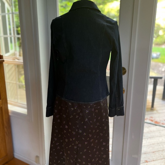 Dark blue fitted denim shirt new - Picture 5 of 8